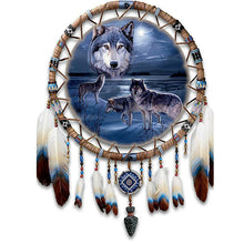 Load image into Gallery viewer, Wolf Dream Catcher 30*40CM(Canvas) Full Round Drill Diamond Painting
