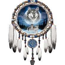 Load image into Gallery viewer, Wolf Dream Catcher 30*40CM(Canvas) Full Round Drill Diamond Painting
