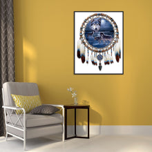 Load image into Gallery viewer, Wolf Dream Catcher 30*40CM(Canvas) Full Round Drill Diamond Painting
