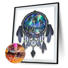 Load image into Gallery viewer, Wolf Dream Catcher 30*40CM(Canvas) Full Round Drill Diamond Painting
