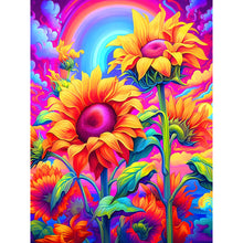 Load image into Gallery viewer, Colorful Sunflower 30*40CM(Canvas) Full Round Drill Diamond Painting
