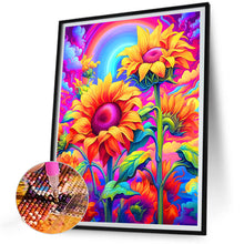 Load image into Gallery viewer, Colorful Sunflower 30*40CM(Canvas) Full Round Drill Diamond Painting
