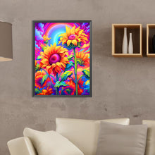 Load image into Gallery viewer, Colorful Sunflower 30*40CM(Canvas) Full Round Drill Diamond Painting
