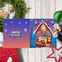 Load image into Gallery viewer, Christmas Diamond New Year Greeting Card Cute Elk 4PCS Xmas Tree (Cute Elk)
