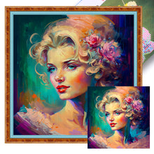 Load image into Gallery viewer, Women (50*50CM ) 11CT 3 Stamped Cross Stitch
