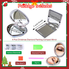 Load image into Gallery viewer, 4PCS DIY Diamond Painting Mirror Kit Special Shape Double Sided (Xmas)
