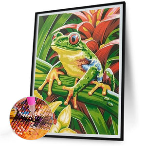 Frog 30*40CM(Canvas) Full Round Drill Diamond Painting