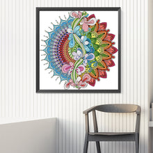 Load image into Gallery viewer, Mandala 30*30CM(Canvas) Partial Special Shaped Drill Diamond Painting
