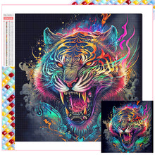 Load image into Gallery viewer, Tiger 50*50CM(Picture) Full Square Drill Diamond Painting
