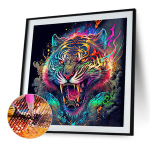 Tiger 50*50CM(Picture) Full Square Drill Diamond Painting
