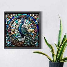 Load image into Gallery viewer, Peacock 40*40CM(Picture) Full Round Drill Diamond Painting
