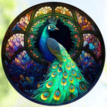 Load image into Gallery viewer, Peacock 40*40CM(Picture) Full Round Drill Diamond Painting
