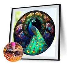 Load image into Gallery viewer, Peacock 40*40CM(Picture) Full Round Drill Diamond Painting
