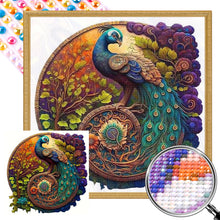 Load image into Gallery viewer, Peacock 40*40CM(Picture) Full Round Drill Diamond Painting
