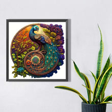 Load image into Gallery viewer, Peacock 40*40CM(Picture) Full Round Drill Diamond Painting
