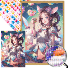 Load image into Gallery viewer, Lollipop Bunny Girl 40*60CM(Picture) Full Round Drill Diamond Painting
