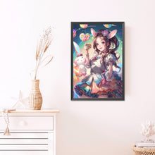 Load image into Gallery viewer, Lollipop Bunny Girl 40*60CM(Picture) Full Round Drill Diamond Painting
