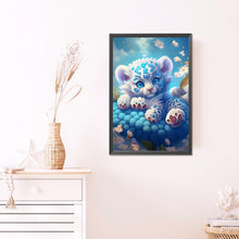 Load image into Gallery viewer, Cute Little Tiger 40*60CM(Picture) Full Round Drill Diamond Painting
