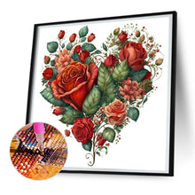 Load image into Gallery viewer, Love Flowers 30*30CM(Canvas) Full Round Drill Diamond Painting
