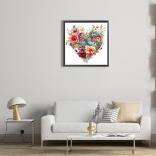 Load image into Gallery viewer, Love Flowers 30*30CM(Canvas) Full Round Drill Diamond Painting
