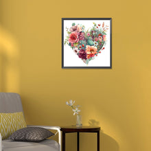 Load image into Gallery viewer, Love Flowers 30*30CM(Canvas) Full Round Drill Diamond Painting
