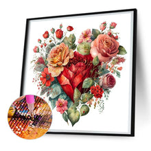 Load image into Gallery viewer, Love Flowers 30*30CM(Canvas) Full Round Drill Diamond Painting
