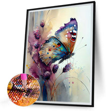 Load image into Gallery viewer, Watercolor Butterfly 30*40CM(Canvas) Full Round Drill Diamond Painting
