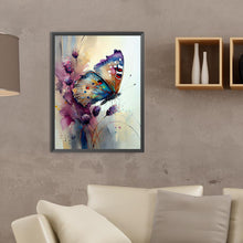 Load image into Gallery viewer, Watercolor Butterfly 30*40CM(Canvas) Full Round Drill Diamond Painting
