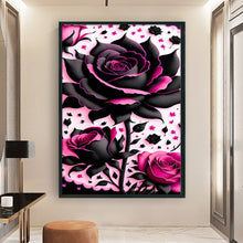 Load image into Gallery viewer, Black Rose (40*60CM ) 11CT 3 Stamped Cross Stitch
