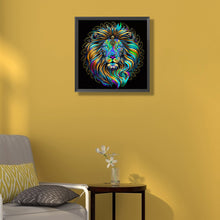 Load image into Gallery viewer, Color Lion 50*50CM(Canvas) Full Round Drill Diamond Painting
