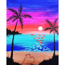 Load image into Gallery viewer, Beach Scenery (40*50CM ) 11CT 3 Stamped Cross Stitch
