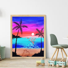 Load image into Gallery viewer, Beach Scenery (40*50CM ) 11CT 3 Stamped Cross Stitch
