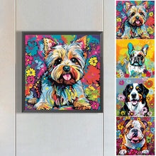 Load image into Gallery viewer, Pigment Flowers And Animals 30*30CM(Canvas) Full Round Drill Diamond Painting
