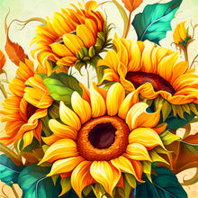 Load image into Gallery viewer, Sunflower 30*30CM(Canvas) Full Round Drill Diamond Painting
