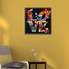 Load image into Gallery viewer, Love Butterflies And Flowers 30*30CM(Canvas) Full Round Drill Diamond Painting
