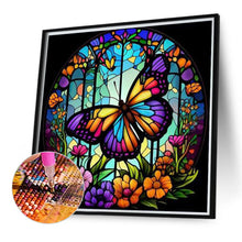 Load image into Gallery viewer, Butterfly 30*30CM(Canvas) Full Round Drill Diamond Painting

