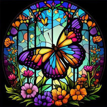 Load image into Gallery viewer, Butterfly 30*30CM(Canvas) Full Round Drill Diamond Painting
