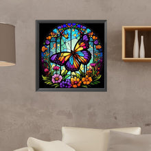Load image into Gallery viewer, Butterfly 30*30CM(Canvas) Full Round Drill Diamond Painting

