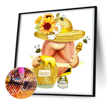 Load image into Gallery viewer, Sunflower Gnome 30*30CM(Canvas) Full Round Drill Diamond Painting
