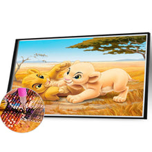 Load image into Gallery viewer, Lion King 40*30CM(Canvas) Full Round Drill Diamond Painting
