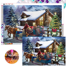 Load image into Gallery viewer, Country Christmas 75*50CM(Canvas) Full Round Drill Diamond Painting
