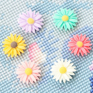 6pcs Diamond Painting Holder Flower Magnet Cover Diamond Painting Magnet Holders