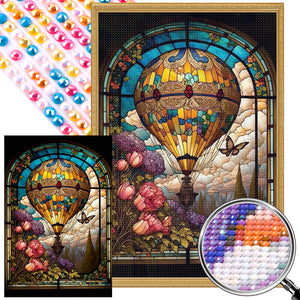 Hot Air Balloon 40*60CM(Picture) Full Round Drill Diamond Painting