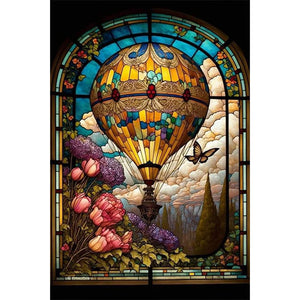 Hot Air Balloon 40*60CM(Picture) Full Round Drill Diamond Painting