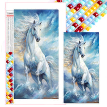 Load image into Gallery viewer, Running White Snow Horse 40*80CM(Picture) Full Square Drill Diamond Painting
