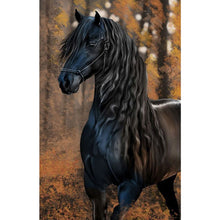Load image into Gallery viewer, Woods Dark Horse 45*70CM(Picture) Full Square Drill Diamond Painting
