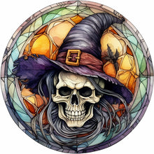 Load image into Gallery viewer, Halloween Horror Atmosphere Glass Painting 30*30CM(Canvas) Full Round Drill Diamond Painting
