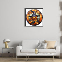 Load image into Gallery viewer, Halloween Horror Atmosphere Glass Painting 30*30CM(Canvas) Full Round Drill Diamond Painting
