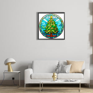 Christmas Tree 30*30CM(Canvas) Full Round Drill Diamond Painting