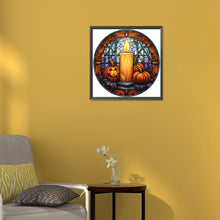 Load image into Gallery viewer, Scary Halloween 30*30CM(Canvas) Full Round Drill Diamond Painting
